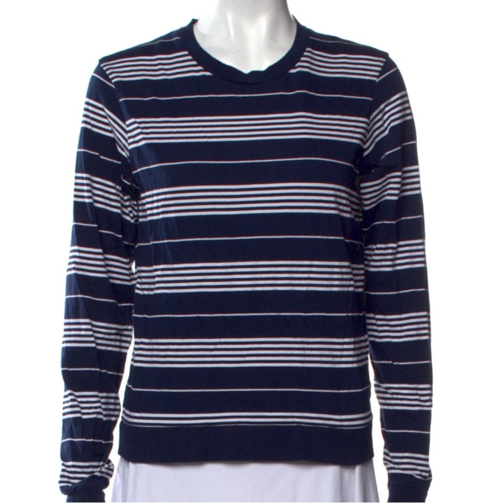 La Ligne Tonal Breton Striped 100% Cotton Long Sleeve T-Shirt — LIKE NEW!